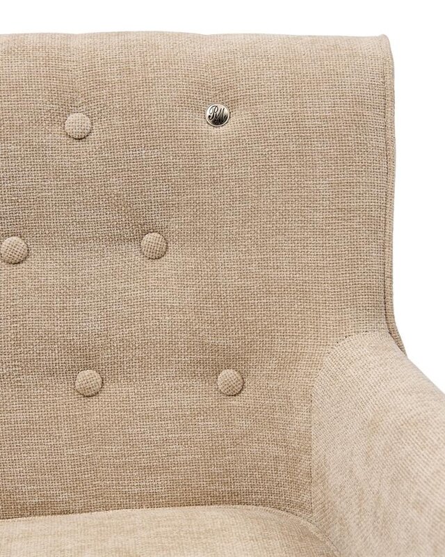 Rivièra Maison La Scala Eetkamerstoel | Natural Linen | 87x65x65 cm