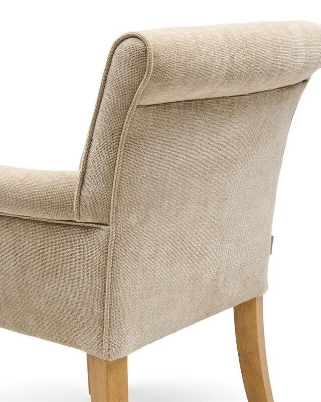 Rivièra Maison La Scala Eetkamerstoel | Natural Linen | 87x65x65 cm