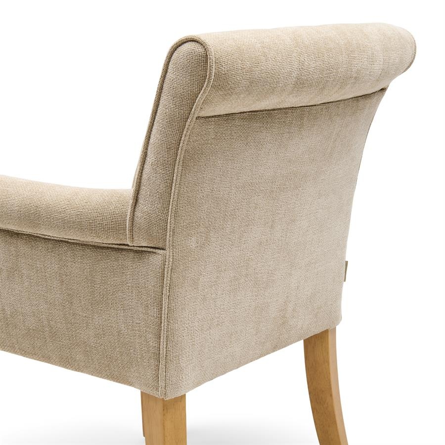 Rivièra Maison La Scala Eetkamerstoel | Natural Linen | 87x65x65 cm