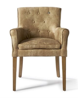 Rivièra Maison La Scala Eetkamerstoel | Camel | 82x62x54 cm