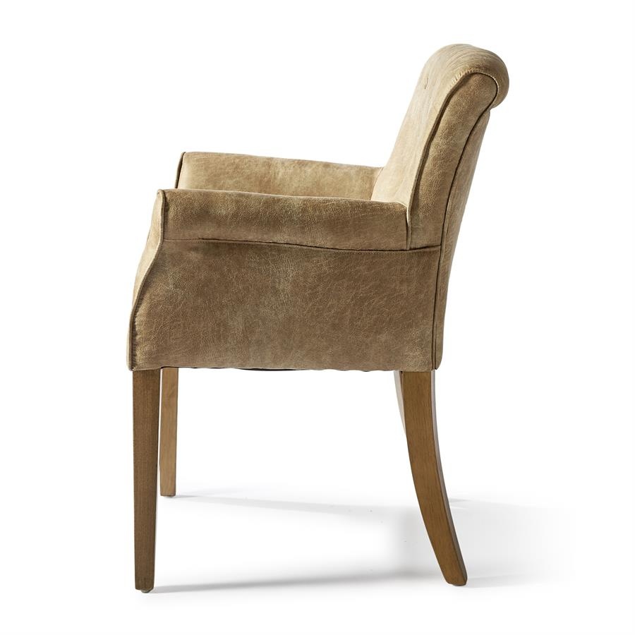 Rivièra Maison La Scala Eetkamerstoel | Camel | 82x62x54 cm