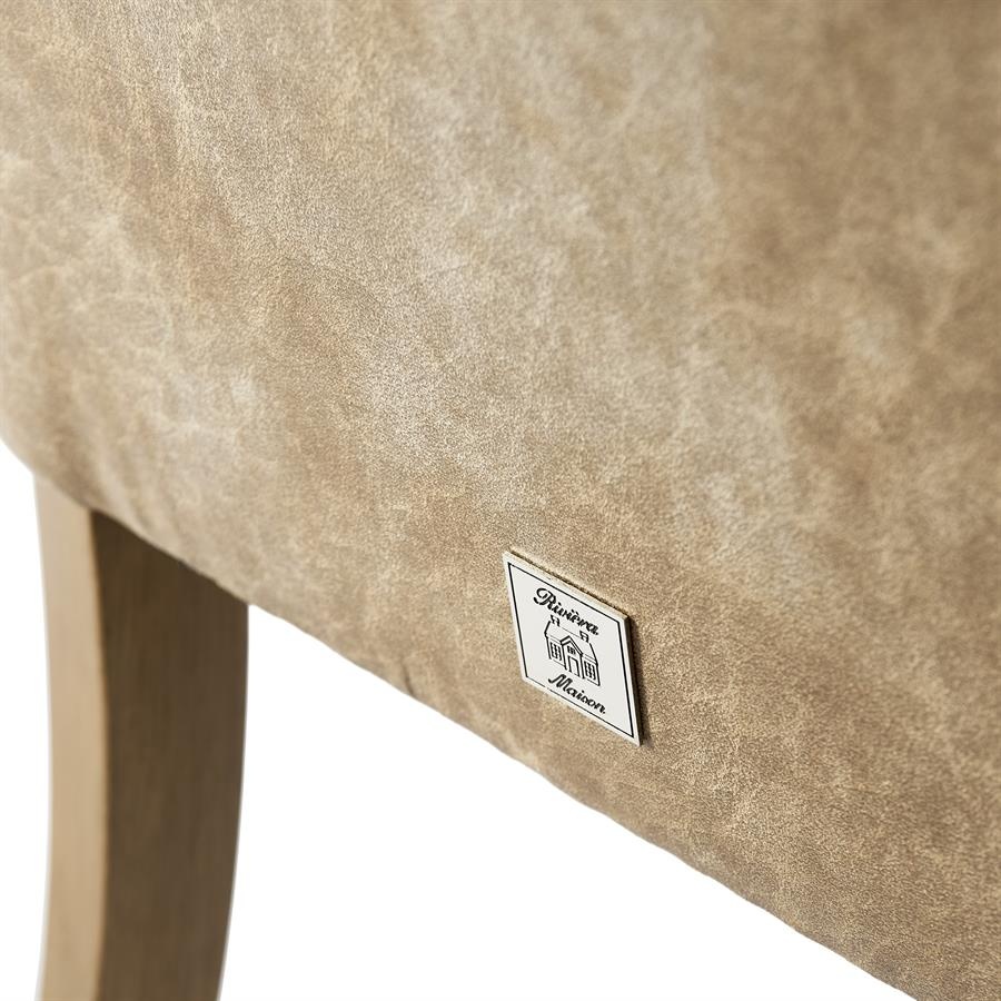 Rivièra Maison La Scala Eetkamerstoel | Camel | 82x62x54 cm