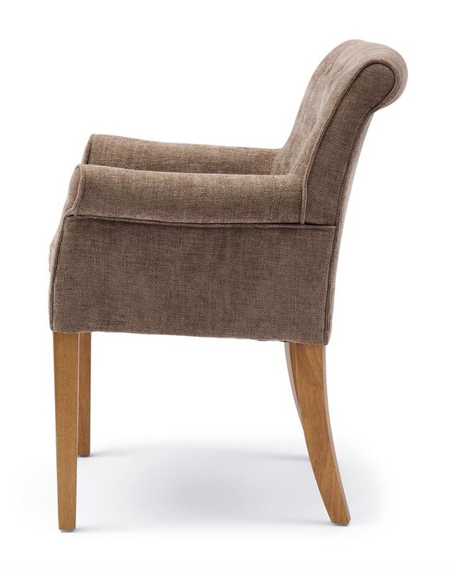 Rivièra Maison La Scala Eetkamerstoel | Warm Mushroom | 87x65x65 cm