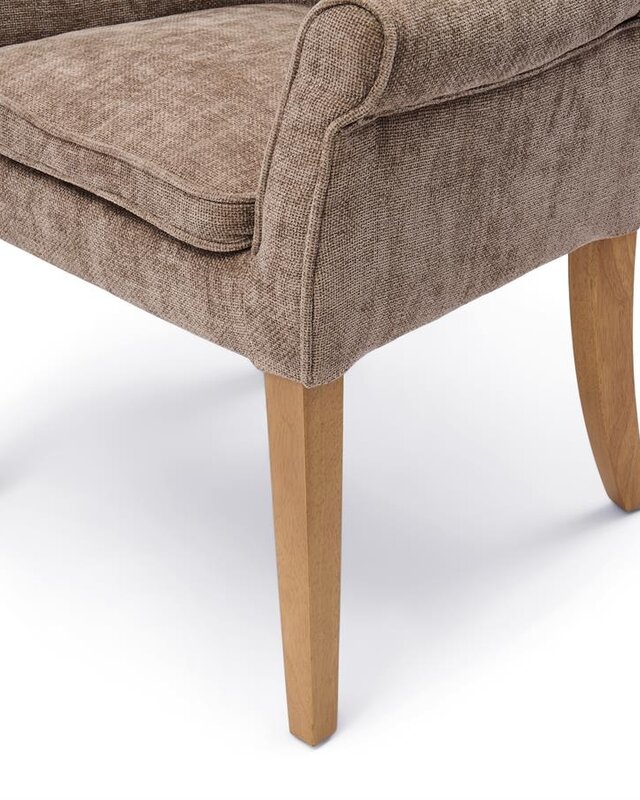 Rivièra Maison La Scala Eetkamerstoel | Warm Mushroom | 87x65x65 cm