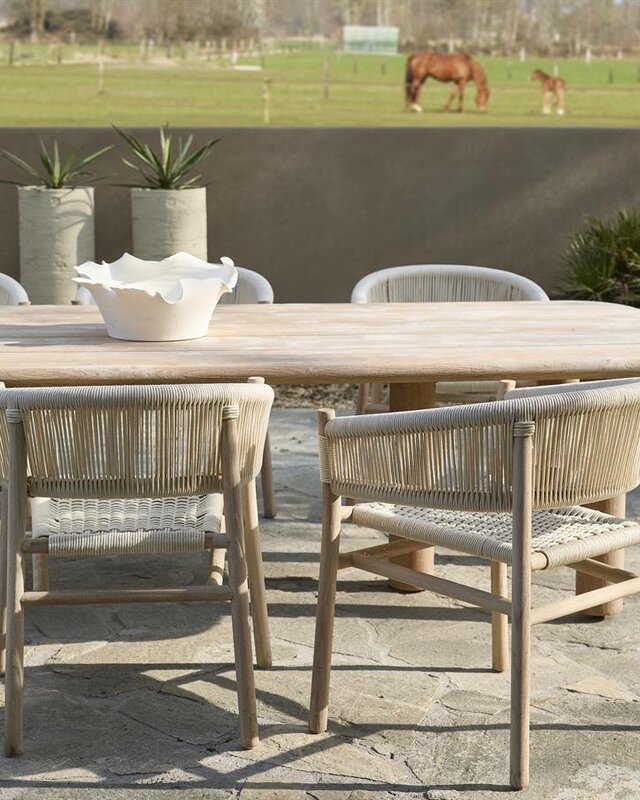 Rivièra Maison Saint Tropez Tuinstoel | 76x57x60 cm