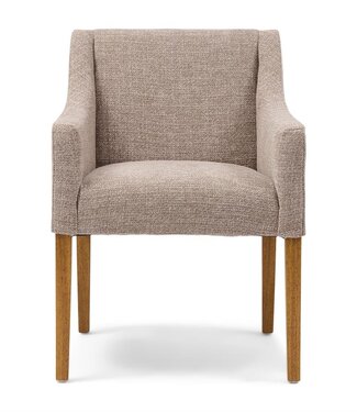 Rivièra Maison Savile Row Eetkamerstoel | Taupe | 86x61x56 cm
