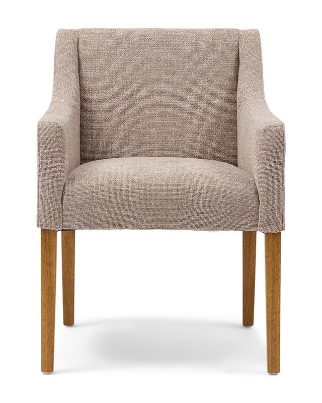 Rivièra Maison Savile Row Eetkamerstoel | Taupe | 86x61x56 cm