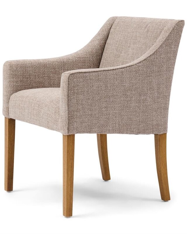 Rivièra Maison Savile Row Eetkamerstoel | Taupe | 86x61x56 cm