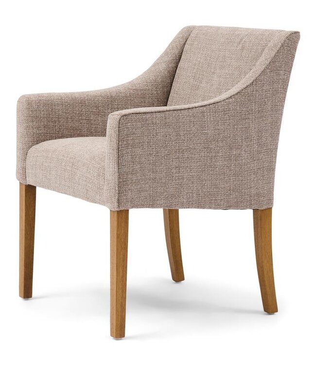 Rivièra Maison Savile Row Eetkamerstoel | Taupe | 86x61x56 cm