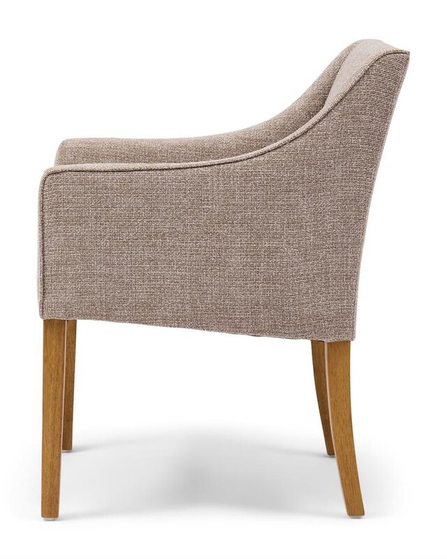 Rivièra Maison Savile Row Eetkamerstoel | Taupe | 86x61x56 cm