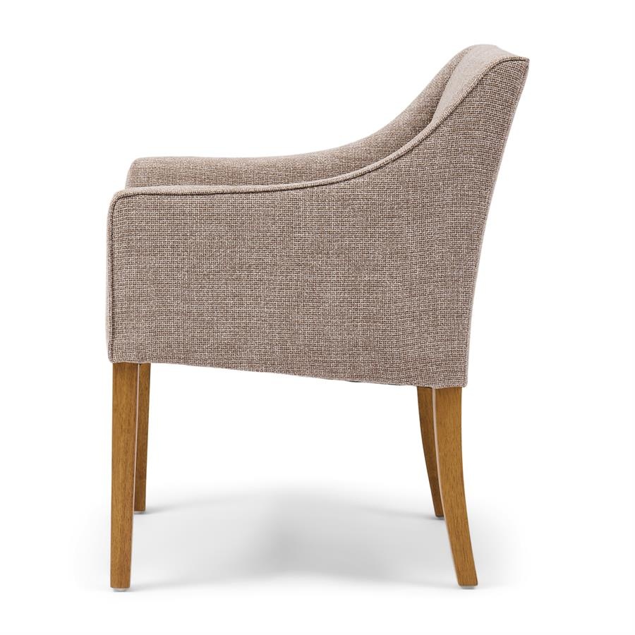 Rivièra Maison Savile Row Eetkamerstoel | Taupe | 86x61x56 cm
