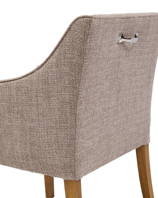 Rivièra Maison Savile Row Eetkamerstoel | Taupe | 86x61x56 cm