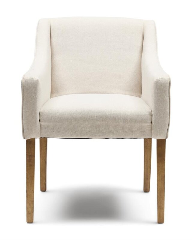 Rivièra Maison Savile Row Eetkamerstoel | Flanders Flax | 86x61x56 cm
