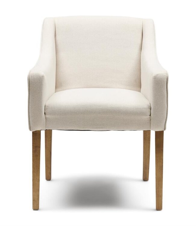 Rivièra Maison Savile Row Eetkamerstoel | Flanders Flax | 86x61x56 cm