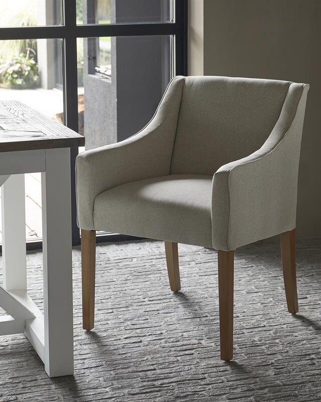 Rivièra Maison Savile Row Eetkamerstoel | Flanders Flax | 86x61x56 cm
