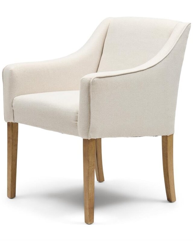 Rivièra Maison Savile Row Eetkamerstoel | Flanders Flax | 86x61x56 cm