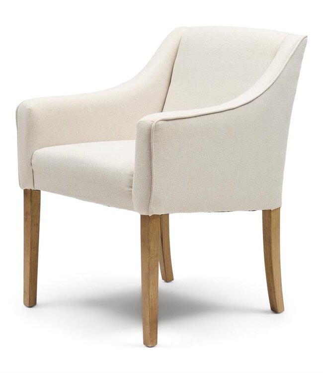 Rivièra Maison Savile Row Eetkamerstoel | Flanders Flax | 86x61x56 cm