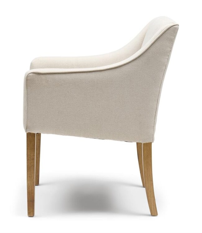 Rivièra Maison Savile Row Eetkamerstoel | Flanders Flax | 86x61x56 cm