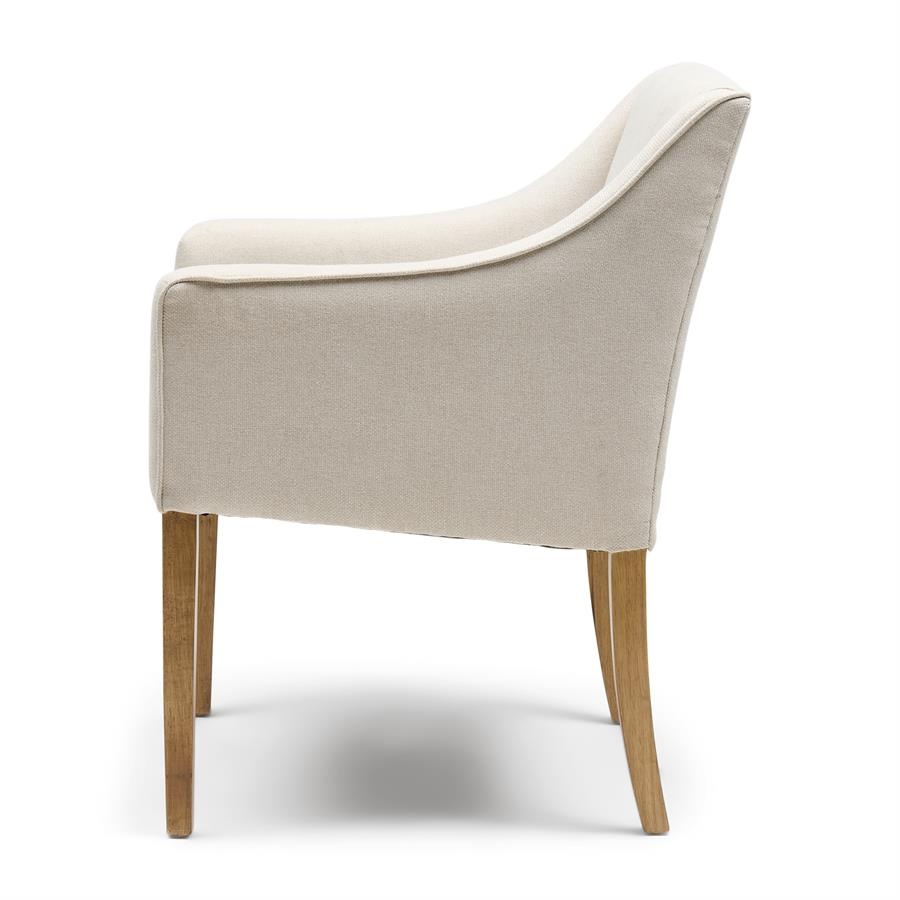Rivièra Maison Savile Row Eetkamerstoel | Flanders Flax | 86x61x56 cm