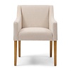 Savile Row Eetkamerstoel | Glossy Flax | 86x61x56 cm