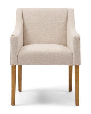 Rivièra Maison Savile Row Eetkamerstoel | Glossy Flax | 86x61x56 cm