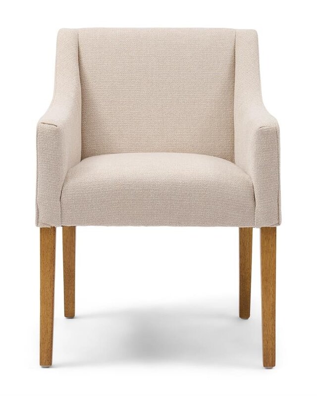 Rivièra Maison Savile Row Eetkamerstoel | Glossy Flax | 86x61x56 cm