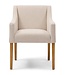 Rivièra Maison Savile Row Eetkamerstoel | Glossy Flax | 86x61x56 cm