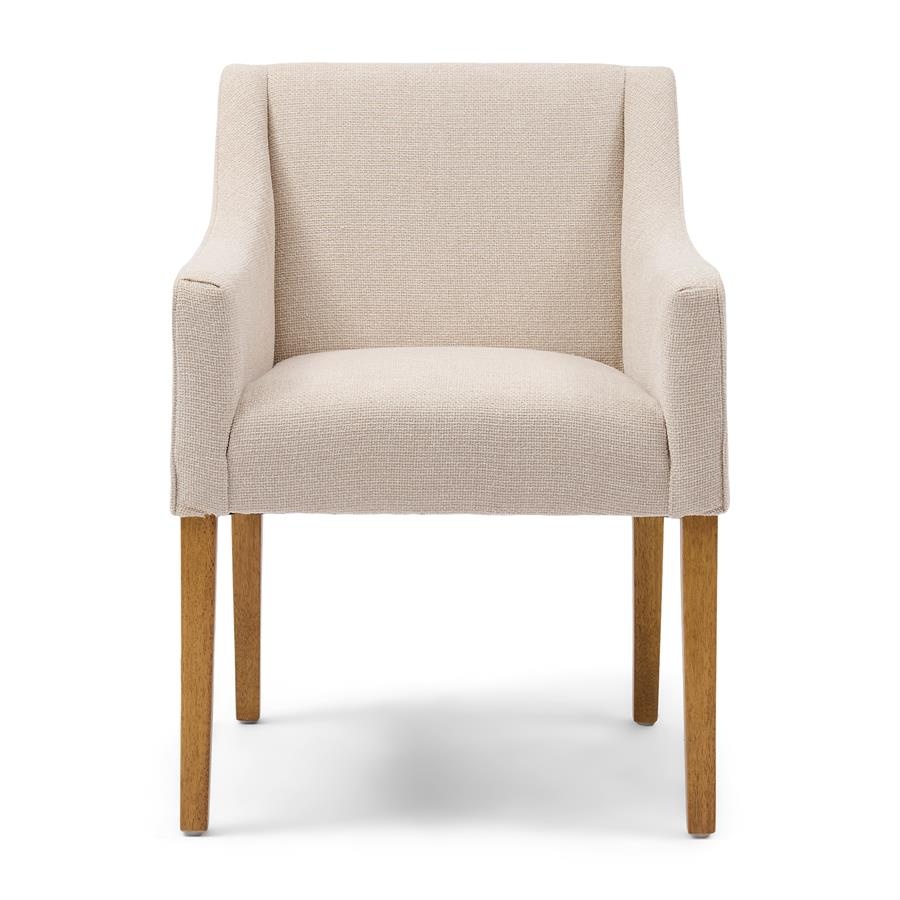Rivièra Maison Savile Row Eetkamerstoel | Glossy Flax | 86x61x56 cm