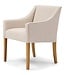 Rivièra Maison Savile Row Eetkamerstoel | Glossy Flax | 86x61x56 cm