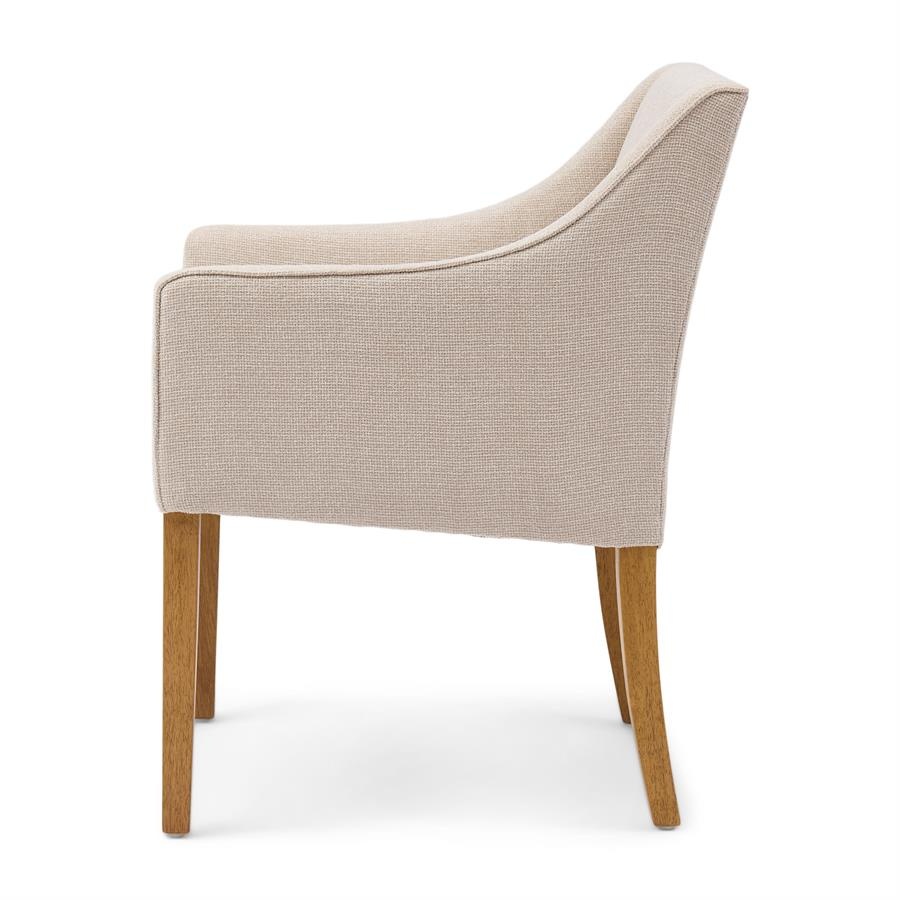 Rivièra Maison Savile Row Eetkamerstoel | Glossy Flax | 86x61x56 cm