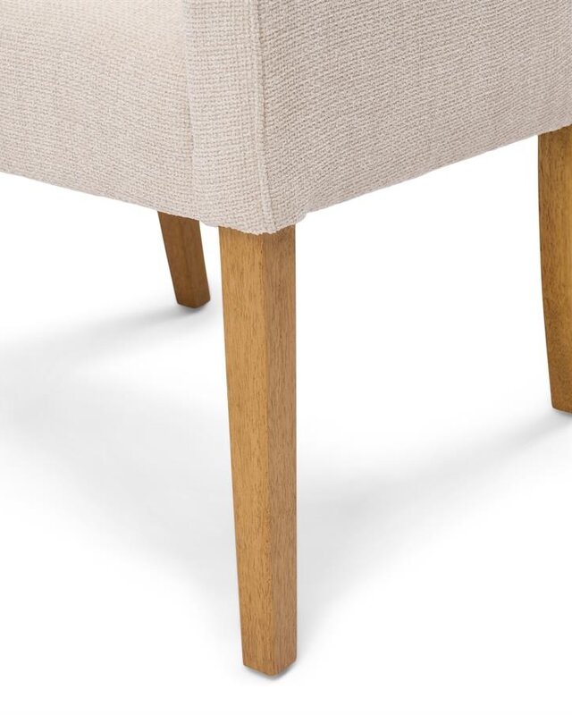 Rivièra Maison Savile Row Eetkamerstoel | Glossy Flax | 86x61x56 cm