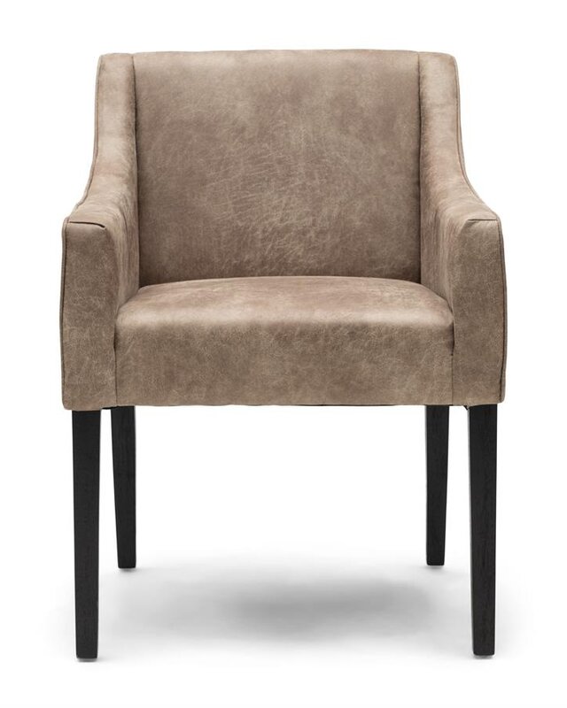 Rivièra Maison Savile Row Eetkamerstoel | Camel | 86x61x56 cm