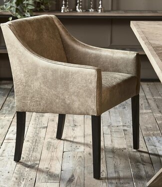 Rivièra Maison Savile Row Eetkamerstoel | Camel | 86x61x56 cm
