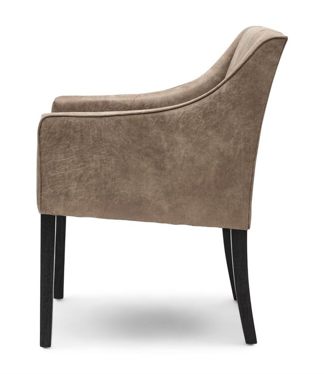 Rivièra Maison Savile Row Eetkamerstoel | Camel | 86x61x56 cm