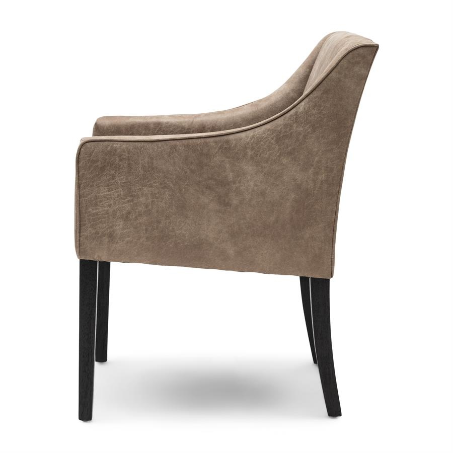 Rivièra Maison Savile Row Eetkamerstoel | Camel | 86x61x56 cm