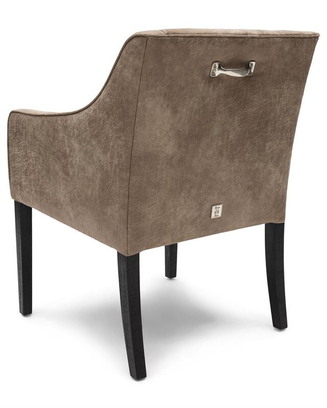 Rivièra Maison Savile Row Eetkamerstoel | Camel | 86x61x56 cm