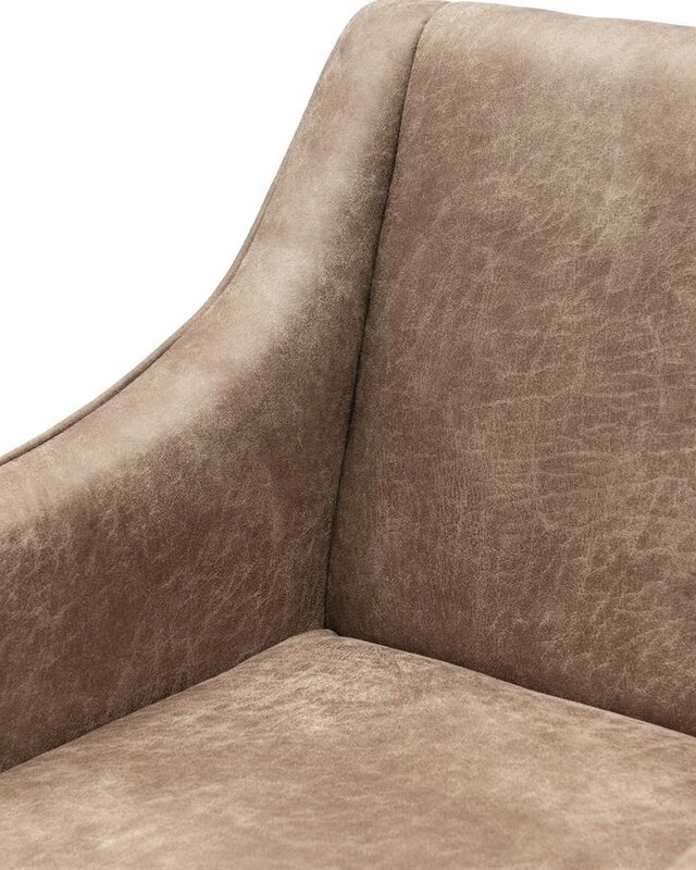 Rivièra Maison Savile Row Eetkamerstoel | Camel | 86x61x56 cm