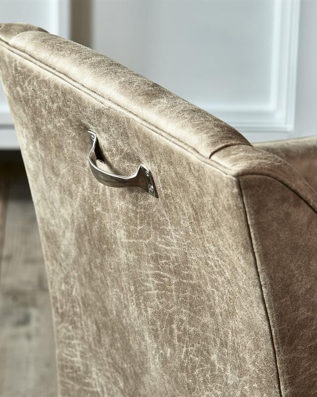 Rivièra Maison Savile Row Eetkamerstoel | Camel | 86x61x56 cm