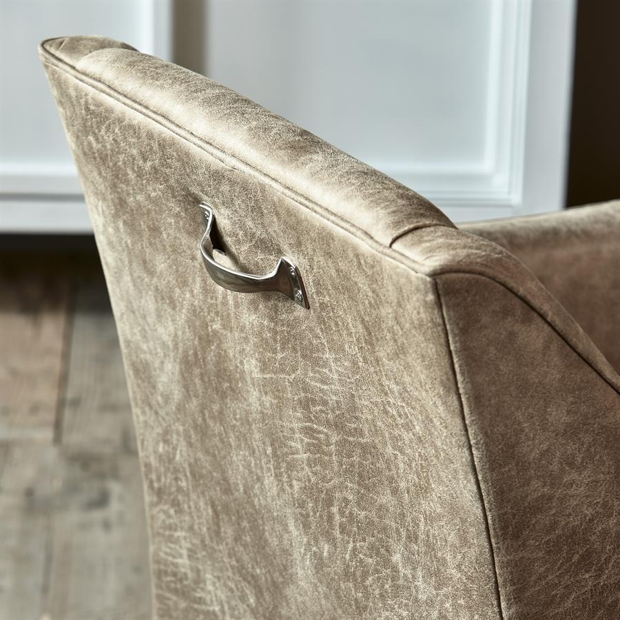 Rivièra Maison Savile Row Eetkamerstoel | Camel | 86x61x56 cm