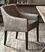 Rivièra Maison Savile Row Eetkamerstoel | Coffee | 86x61x56 cm