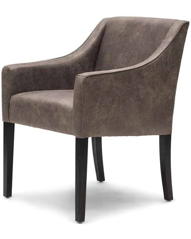 Rivièra Maison Savile Row Eetkamerstoel | Coffee | 86x61x56 cm