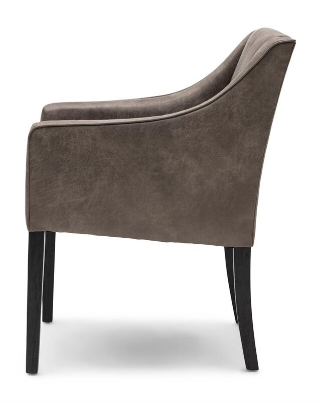 Rivièra Maison Savile Row Eetkamerstoel | Coffee | 86x61x56 cm
