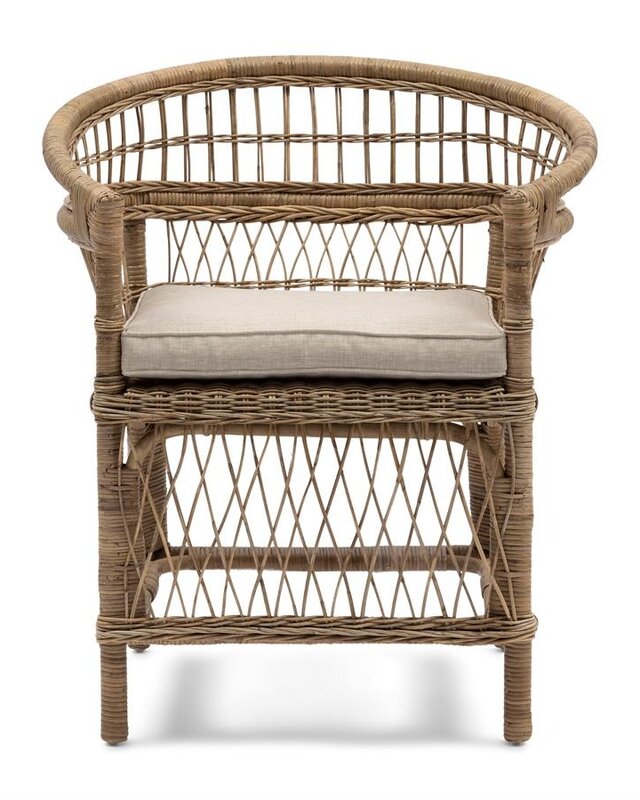 Rivièra Maison Victoria Falls Eetkamerstoel | Natural | 81x73x64 cm