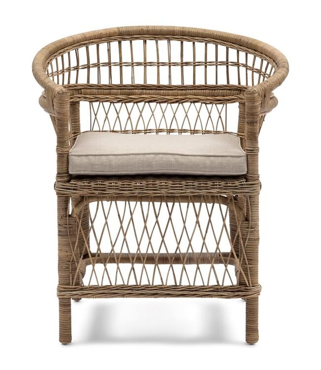 Rivièra Maison Victoria Falls Eetkamerstoel | Natural | 81x73x64 cm