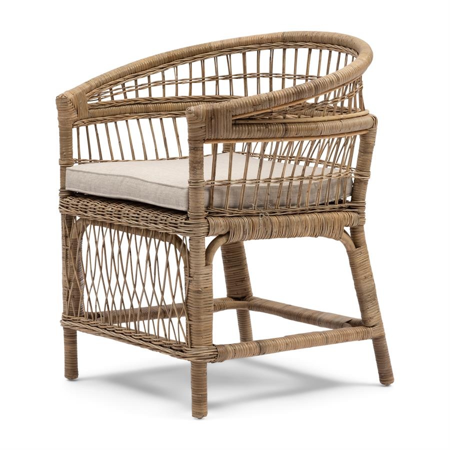 Rivièra Maison Victoria Falls Eetkamerstoel | Natural | 81x73x64 cm