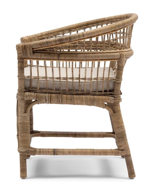 Rivièra Maison Victoria Falls Eetkamerstoel | Natural | 81x73x64 cm