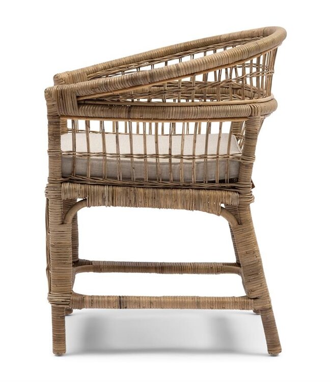 Rivièra Maison Victoria Falls Eetkamerstoel | Natural | 81x73x64 cm