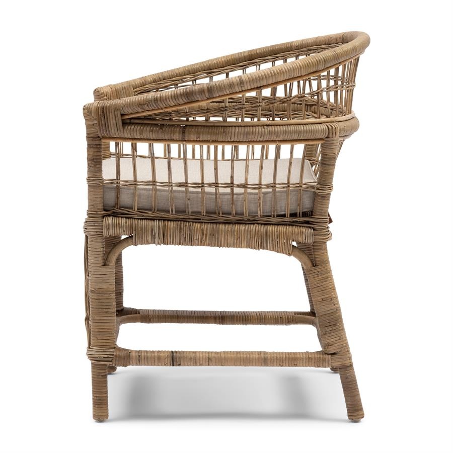 Rivièra Maison Victoria Falls Eetkamerstoel | Natural | 81x73x64 cm