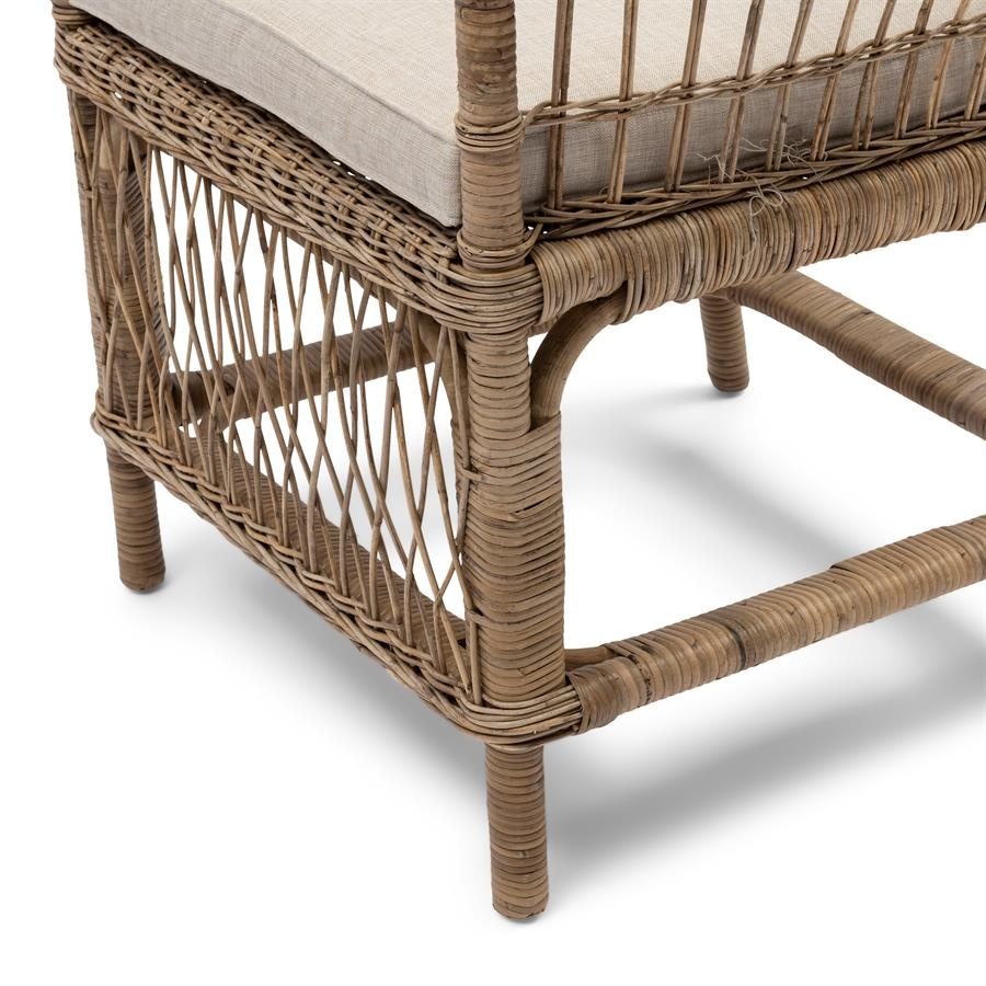 Rivièra Maison Victoria Falls Eetkamerstoel | Natural | 81x73x64 cm