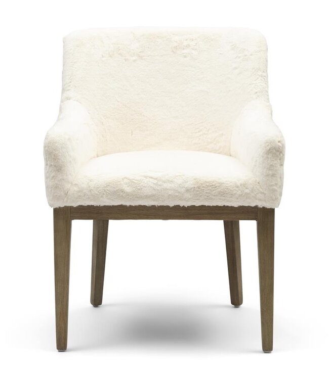 Rivièra Maison Whistler Eetkamerstoel | Snow | 84.5x61x62 cm